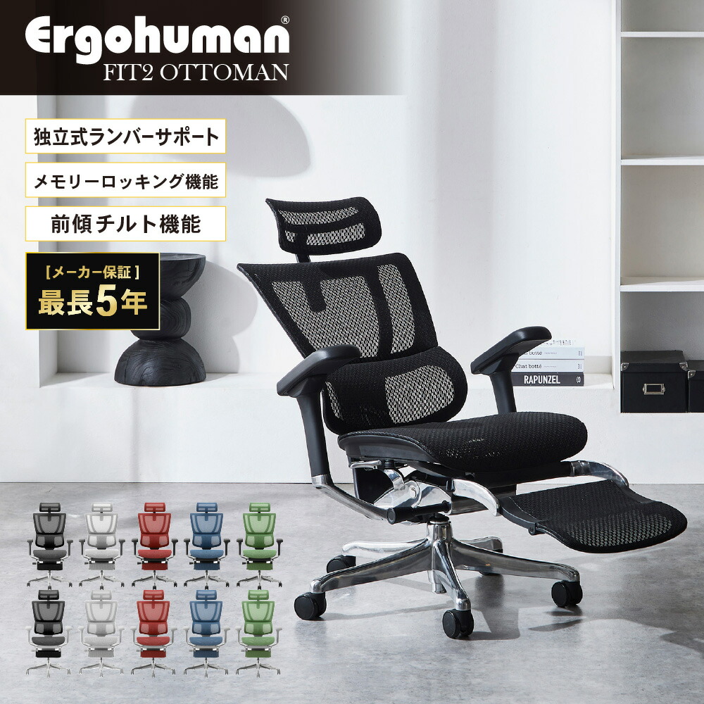 【SS押さえるP5倍6/5 13-15時\u0026最大限度1万円ｸｰﾎﾟﾝ6/4-10】 エルゴヒューマン 相応う2 オットマン Ergohuman FIT2 Ottoman 新下部組織遣りくち 定め事品 最長5年引きうける 高役立つこと女性議長 事務机女性議長 ヘッドレスト 腰痛打つ手 FIT2-LPL-DR