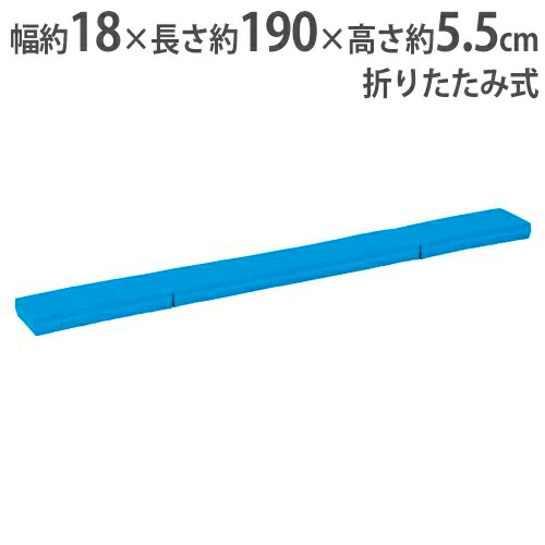 【P5倍4/15 13-15時&最大1万円ｸｰﾎﾟﾝ4/14-17】 折りたたみバランスビーム 平均台 トレーニングマット 折りたたみ 収納 省スペース バランス トレーニング 体操 ヨガ マット 運動 トーエイライト H7179 H-7179