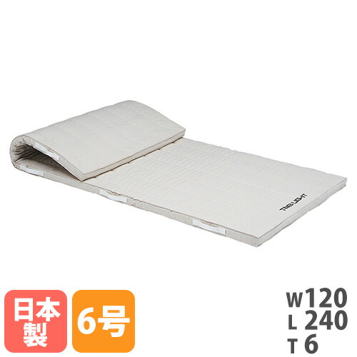 【P5倍4/20 13-15時&最大1万円ｸｰﾎﾟﾝ4/17-23】 【法人限定】 体操マット トーエイライト 6号帆布 幅120×長さ240×厚さ6cm コンビネーションマット 体育マット スポーツマット 体育用品 SGマーク付 国産 T1731