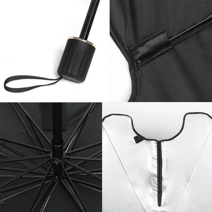 Salenew大人気 サンシェード 傘型 傘型サンシェード 車用パラソル 車用サンシェード 傘 傘式 パラソル フロントサンシェード フロントカバー 遮光 遮熱 仮眠 プライバシー保護 折りたたみ Uvカット Mサイズ ミディアム 送料無料 Www Yourrequestentertainment Com