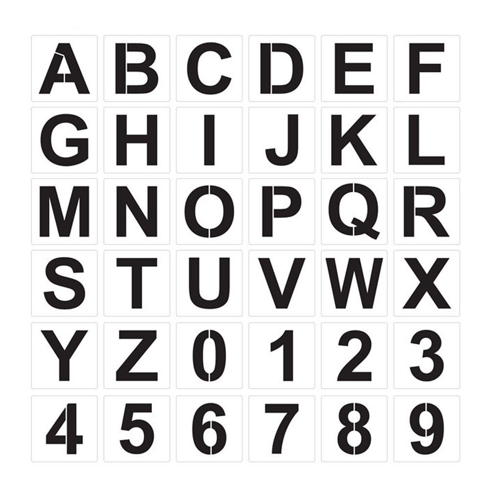 楽天市場】ステンシルシート アルファベット テンプレート 文字