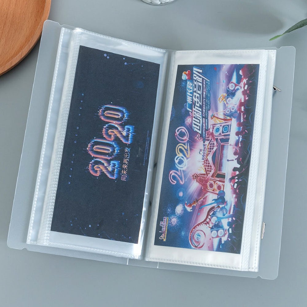 楽天市場】チケット 保管 収納 ファイル ケース クリア 透明 鑑賞券