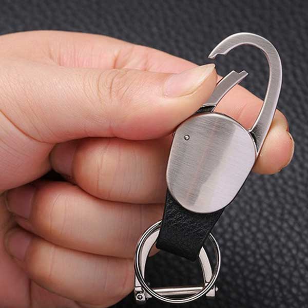 正規 キーホルダー おしゃれ 金具 メンズ ダブルリング 紛失防止 レディース ファッション 小物 鍵 キー カラビナ キーリング付き 軽量 車 自転車 バイク 鍵保管 送料無料 Chandigarhdaily Com