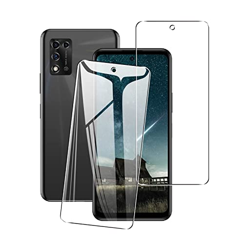 ZTE Libero5GII ガラスフィルム 保護フィルム 硬度9H 気泡ゼロ 飛散防止 指紋防止 高感度 衝撃吸収 ラウンドエッジ加工 [2枚セット]