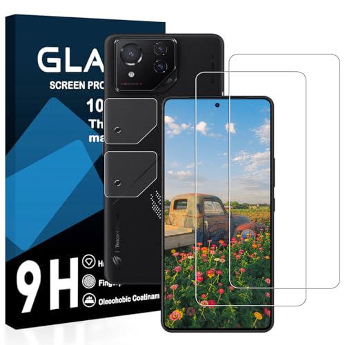 ASUS ROG Phone 9 / ASUS ROG Phone 9 Pro ガラスフィルム (2枚) + レンズ保護フィルム (2枚) フィルム 強化ガラス 液晶 ROG Phone 9 Pro / Phone 9 保護フィルム 気泡ゼロ 飛散防止 指紋防止 高感度 衝撃吸収 ラウンドエッジ加工 送料無料