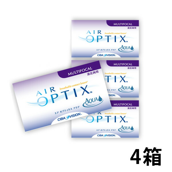 楽天市場 エアオプティクスアクア遠近両用 4箱 メール便送料無料 2週間 2ウィーク 2week 遠近両用 使い捨て コンタクトレンズ 日本アルコン 旧チバビジョン Hl New 18 コンタクトショップ ルーク