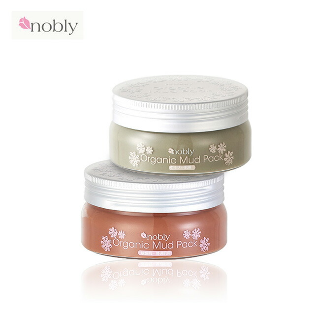 【SALE】ノブリー オーガニックマッドパック【100g】【オイリー肌用 / 敏感肌普通肌用】nobly Organic Mud Packオーガニック 泥パック 洗い流し パック ECOCERT エコサート スキンケア 韓国製 ∀