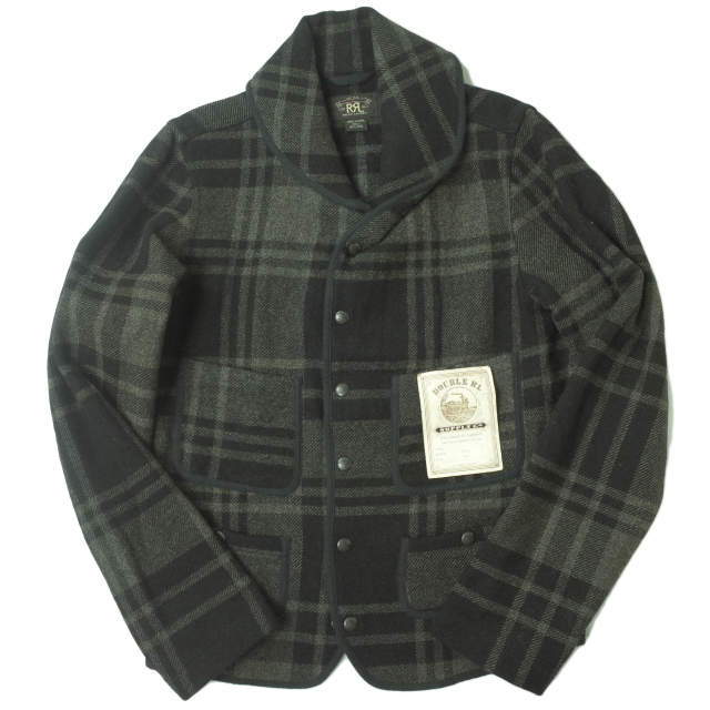 RRL ダブルアールエル インディゴ ヘリンボーン ショップコート コート RRL ダブルアールエル インディゴ ヘリンボーン ショップコート