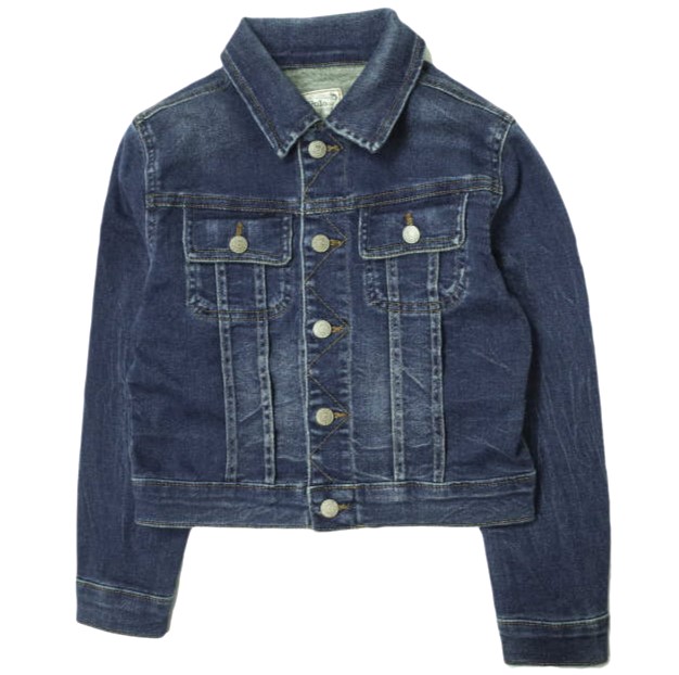 POLO RALPH LAUREN ポロ・ラルフローレン KIDS デニムトラッカージャケット CWPOOTWB6010009 6(120) Indigo Gジャン キッズ アウター【新古品】【中古】【POLO RALPH LAUREN】