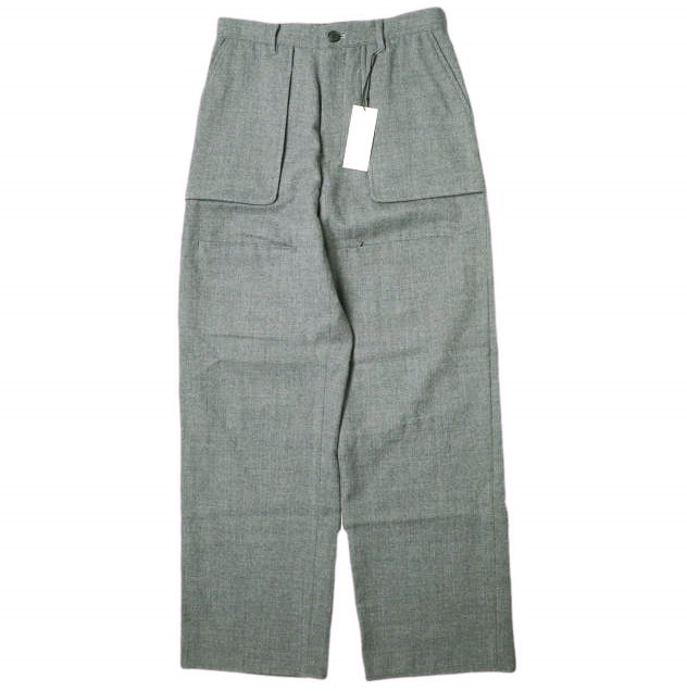 MATSUFUJI マツ科フジ 22SS 日本製 Moleskin Wide Trousers モールスキンワイドトラウザーズ M221-0402 2 OFF ズボン下 ボトムス【新古品】【中古】【MATSUFUJI】
