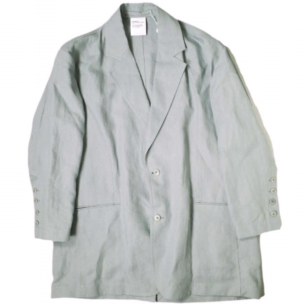 HED MAYNER ヘドメイナー 22SS SINGLE BREASTED JACKET オーバーサイズ リネンシングルジャケット SS22_J23 XS SKY BLUE 定価168,300円 2B アウター【新古品】【中古】【HED MAYNER】｜USED SELECT SHOP Loop店