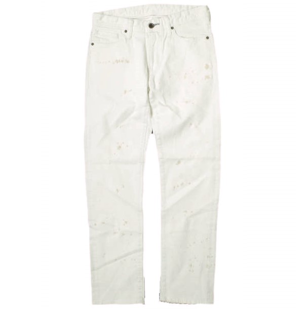 e JEANS イージーンズ 日本製 岡山児島 ストレッチテーパードホワイトデニムパンツ e-L805 27inch(4) WHITE ジップフライ ジーンズ ボトムス【新古品】【中古】【e JEANS】 楽天市場】e JEANS イージーンズ 日本製 岡山児島 ストレッチ