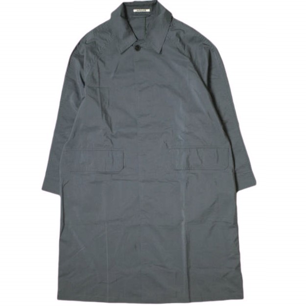 オーラリー　AURALEE ベビーアルパカ　ノーカラーコート　ネイビー　M AURALEE(オーラリー) / BEAVER MELTON SOUTIEN COLLAR COAT
