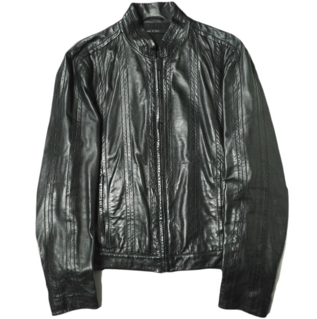 楽天市場】美品 グッチ 18SS シングル レザー ライダース