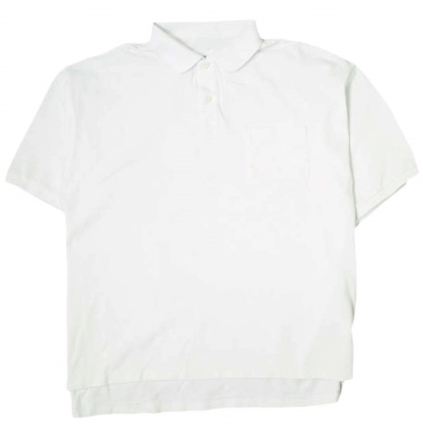 SSZ エスエスズィー 24SS BILL分 Collection POLO オーバーサイズ鹿の子ポロシャツ 11-02-0150-458 M WHITE BEAMS 半袖 トップス【中古】【SSZ】