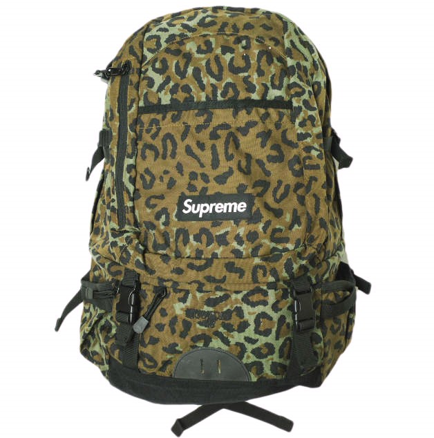 楽天市場】Supreme 2017AW Leopard Fleece Backpack