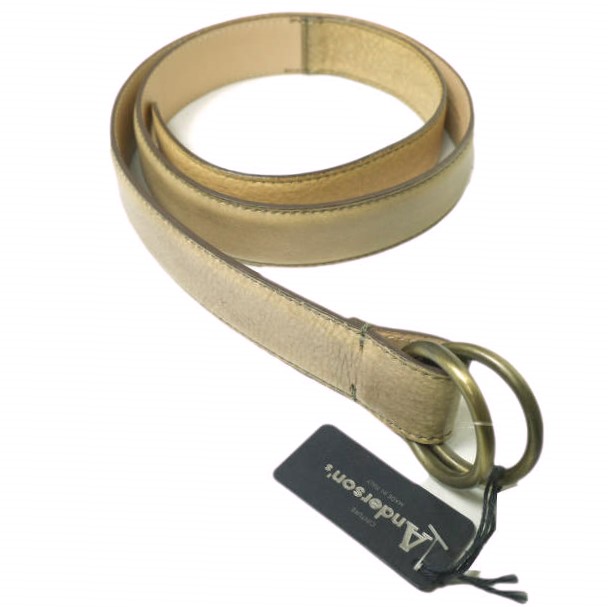 anderson’s×neat アンダーソン ニート レザーベルトefg NEAT Anderson's別注】ニート アンダーソンズ レザーベルト 85