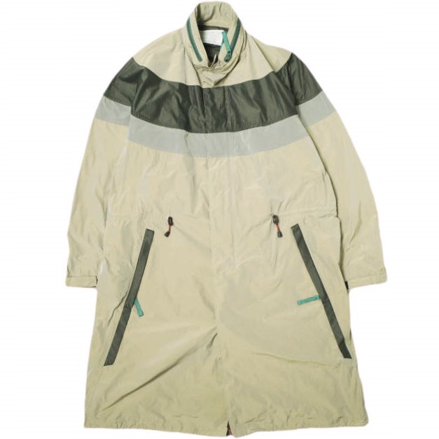kolor カラー 24SS 日本製 ナイロンスタンドカラーコート 24SCM-C08118 3 BEIGE 定価148,500円 アウター【新古品】【中古】【kolor】