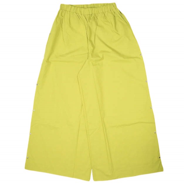 BASERANGE 軍事基地範囲 24AW NED PANTS コットンワイドイージーパンツ S BRACE GREEN 必要経費21,780円 ボトムス【新古品】【中古】【BASERANGE】