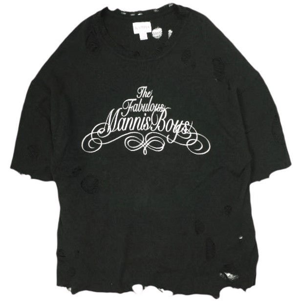 トップス Distressed Knit T-Shir kamiya KAMIYA - DISTRESSED KNIT T-SHIRTS