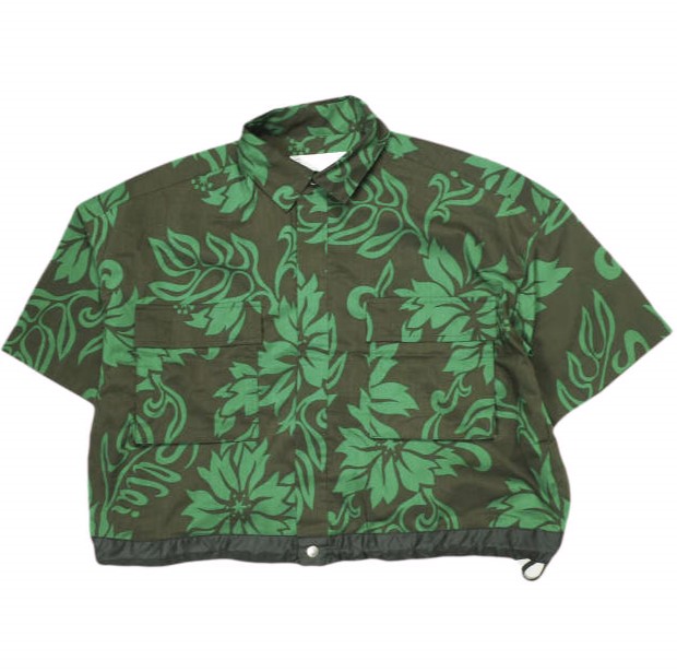 【特価】【美品】Sacai 24SS サカイ 半袖シャツ Tシャツ サカイ Sacai × Thomas Mason シャツ 半袖 ストライプ コットン