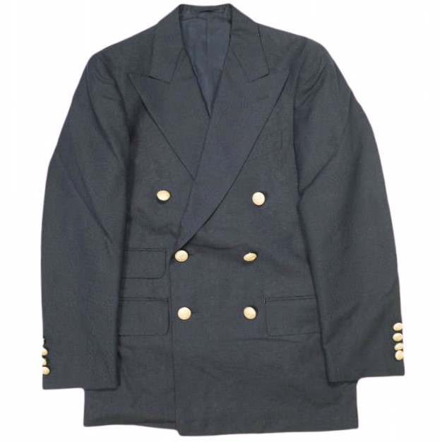 Camoshita UNITED ARROWS カモシタ ユナイテッドアローズ 日本製 DORMEUIL TONIK NAVY BLAZER ウールモヘア 金ボタン ダブルブレザー 1177-699-1209 42 ネイビー ジャケット アウター【中古】【Camoshita UNITED ARROWS】