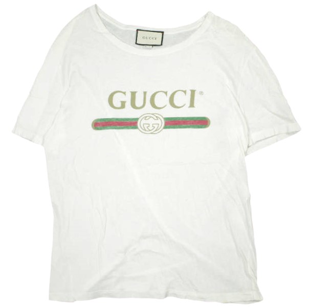 セール ＧＵＣＣＩ グッチ ココキャピタン オールドロゴ タンクトップ 白 Ｓ Rib cotton tank top with Gucci print in white | GUCCI® SI