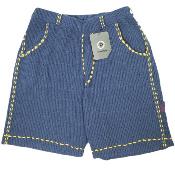 PHINGERIN フィンガリン 25SS PG1 BEACH SHORTS ハンドステッチニット ビーチショーツ PD-251-KN-BT-101 Free NAVY イージー ショートパンツ ボトムス【中古】【PHINGERIN】 10,494円