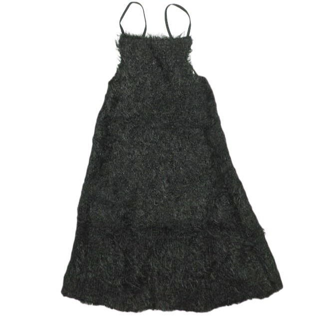 TAN タン 23AW 日本製 METALLIC LIKE DRESS メタリックライクドレス TN23FW022 Free GROSS BLACK キャミソール ワンピース トップス【新古品】【中古】【TAN】｜USED SELECT SHOP Loop店