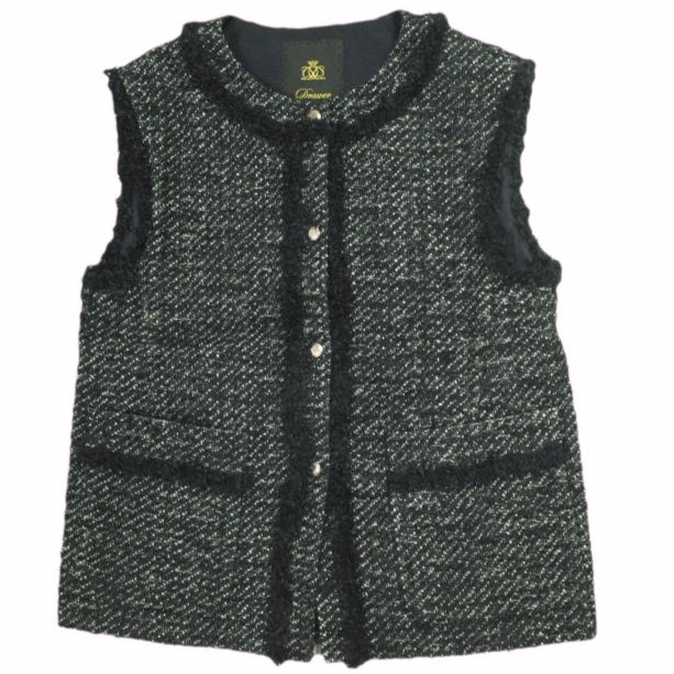 楽天市場】【ドゥロワー】DRAWER 22AW ウール×アルパカ ボア ジレ 6522