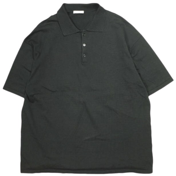 楽天市場】[送料無料]ATON : COTTON WASHI KNIT HALF SLEEVE POLO