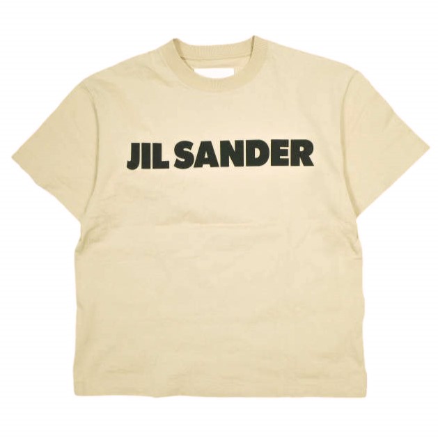 JIL SANDER ジルサンダー イタリア製 T-SHIRT SS ロゴプリントTシャツ J02GC0001 J20215 XS Dark Sand 半袖 定価71,500円 トップス【中古】【JIL SANDER】