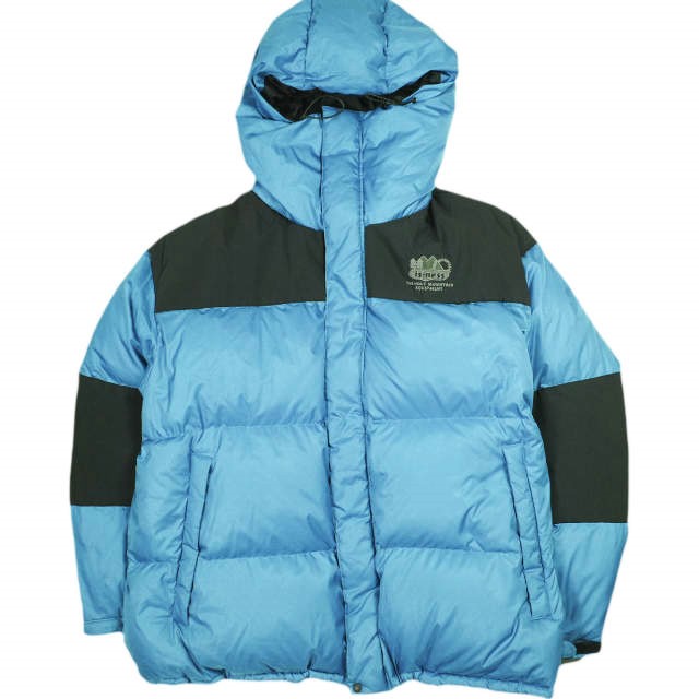 is-ness x NANGA イズネス ナンガ 23AW 別注 日本製 FUNCTIONAL DOWN JACKET ファンクショナルダウンジャケット 1005AWDOWNJK01 L TURQUOISE 700フィルパワー アウター【中古】【is-ness × NANGA】