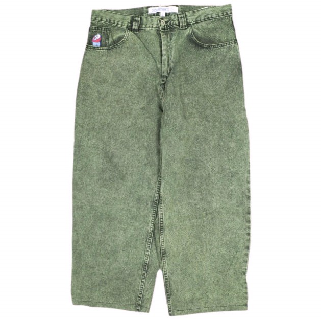 POLAR SKATE CO. ポーラー スケートカンパニー BIG BOY JEANS ビッグボーイジーンズ PSC-SU22-BIGBOYJEAN L MINT BLACK ワイド バギー デニムパンツ ボトムス【中古】【POLAR SKATE CO.】 9,786円