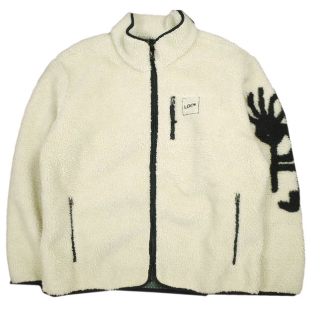 LQQK STUDIO ルックスタジオ KOKOPELLI FLEECE ココペリフリースジャケット XL NATURAL ボア アウター【中古】【LQQK STUDIO】 13,378円