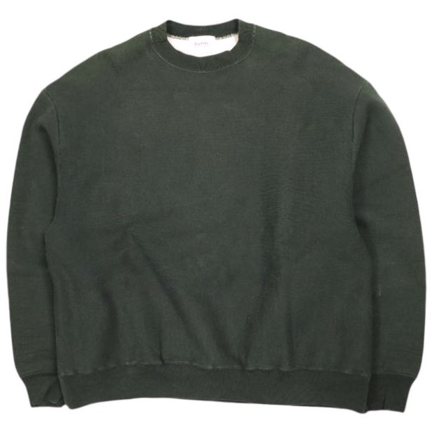 blurhms ROOTSTOCK x BEAUTY&YOUTH UNITED ARROWS ブラームス ルーツストック ビューティーアンドユース 別注 日本製 Back Fleece Sweat Crew-neck P/O 裏起毛 クルーネックスウェット ROOTS-F207-BY 4 チャコールグレー トレーナー トップス【中古】【blurhms ROOTSTOCK】