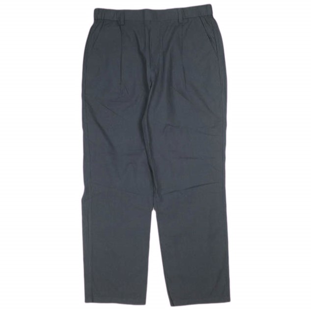 suzusan スズサン 23SS 日本製 Tapered Easy Pants Cycle Mono テーパードイージーパンツ 5028C-000 L DARK NAVY 1プリーツ ボトムス【新古品】【中古】【suzusan】