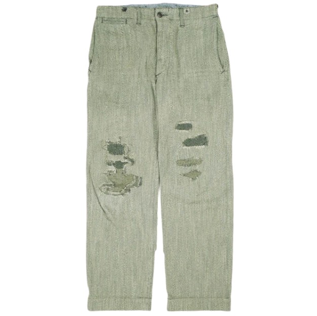 ペイント　ヘリンボーン　パンツ　RRL 楽天市場】RRL ダブルアールエル DISTRESSED HERRINGBONE CARPENTER