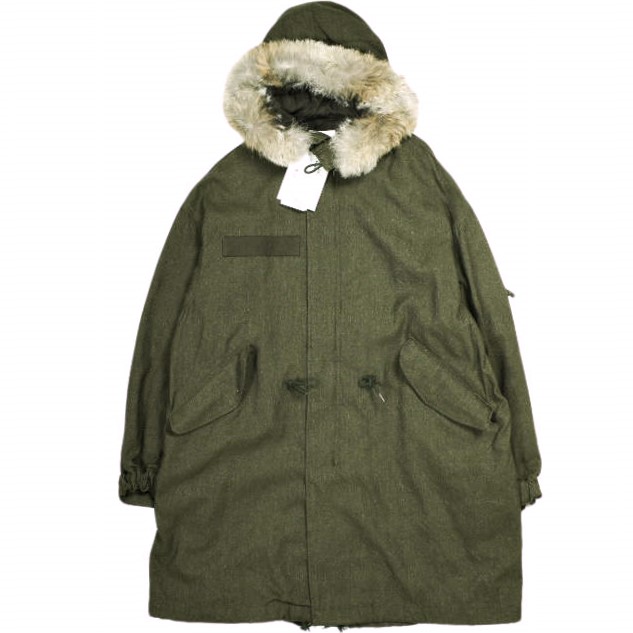 visvim ビズビム 24AW 日本製 SIX-FIVE FISHTAIL PARKA (W/L) フィッシュテールパーカー 0124205013006 2 OLIVE ヴィズヴィム 定価358,600円 モッズコート アウター【新古品】【中古】【visvim】