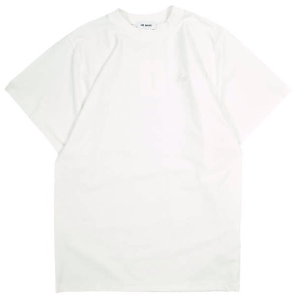 HED MAYNER ヘドメイナー 25SS イタリア製 EMBROIDERED T-SHIRT オーバーサイズ ワンポイント刺繍 Tシャツ HMMA70007R HA082A XS WHITE 定価45,100円 半袖 トップス【新古品】【中古】【HED MAYNER】