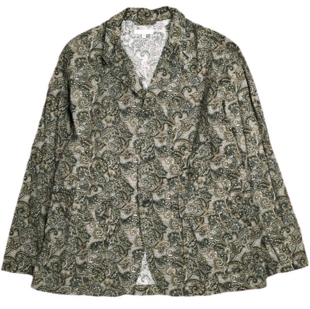 Engineered Garments エンジニアードガーメンツ アメリカ製 Loiter Jacket Paisley Print ロイタージャケット ペイズリープリント S Black/Brown テーラード アウター【中古】【Engineered Garments】