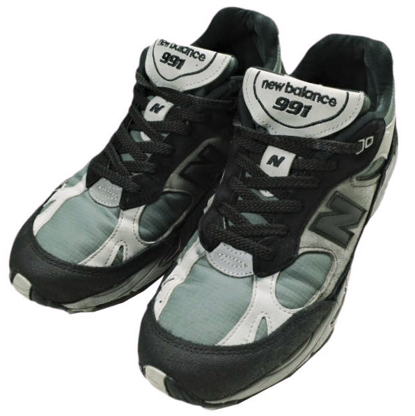NEW BALANCE ニュー平衡にする 連合王国製 M991WTR US9D(27糎) Black/Turbulence MADE IN ENGLAND スニーカー シューズ【中古】【NEW BALANCE】
