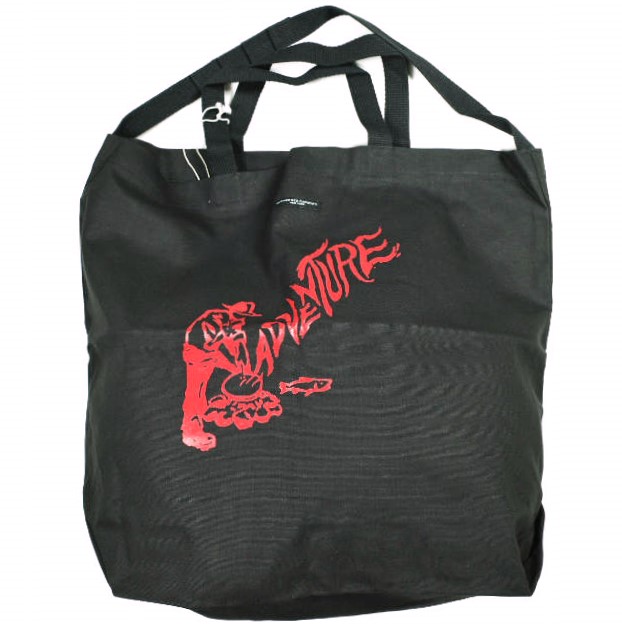 Engineered Garments エンジニアードガーメンツ アメリカ製 Carry All Tote w/ Strap - Adventure キャリーオールトート BLACK/RED 2WAY ショルダーバッグ カバン【新古品】【中古】【Engineered Garments】｜USED SELECT SHOP Loop店