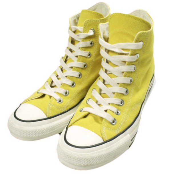 CONVERSE ADDICT コンバースアディクト CHUCK TAYLOR CANVAS HI ファスナーテイラー 帆布御機嫌 1CL573 US8.5(27糎) MUSTARD スニーカー シューズ【中古】【CONVERSE ADDICT】