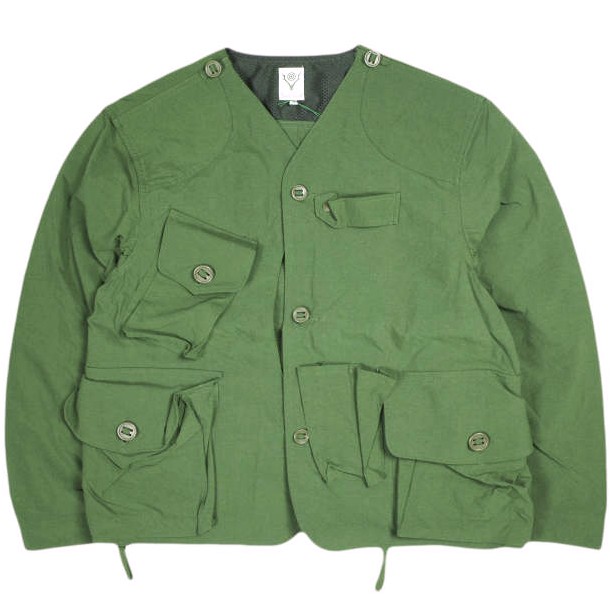 South2 West8 サウスツーウェストエイト S2W8 23SS 日本製 Tenkara Jacket - Nylon Oxford テンカラジャケット ナイロンオックスフォード MR692 S Green フィッシング アウター【新古品】【中古】【South2 West8】