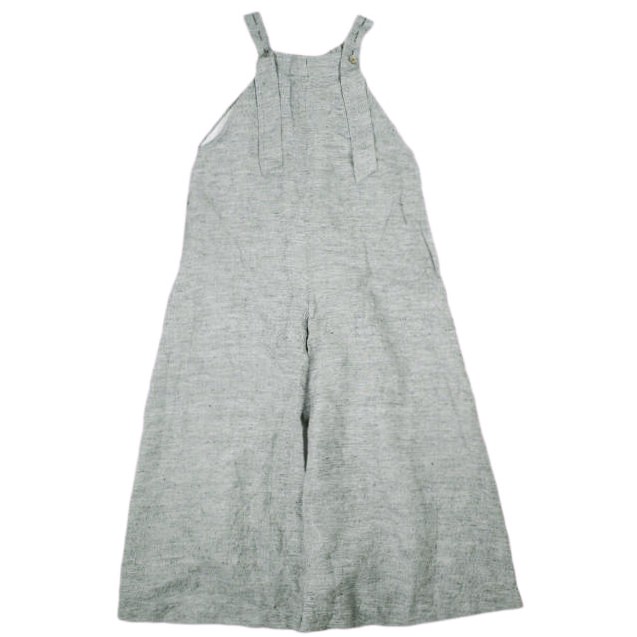 SANA 1 in 75 x Pilgrim Surf+Supply サナ ピルグリム サーフ+サプライ 24SS 別注 日本製 Combinaison コットンリネン コンビネゾン satp-0750 Free LIGHT BLACK サロペット オールインワン オーバーオール【中古】【sana × Pilgrim Surf+Supply】