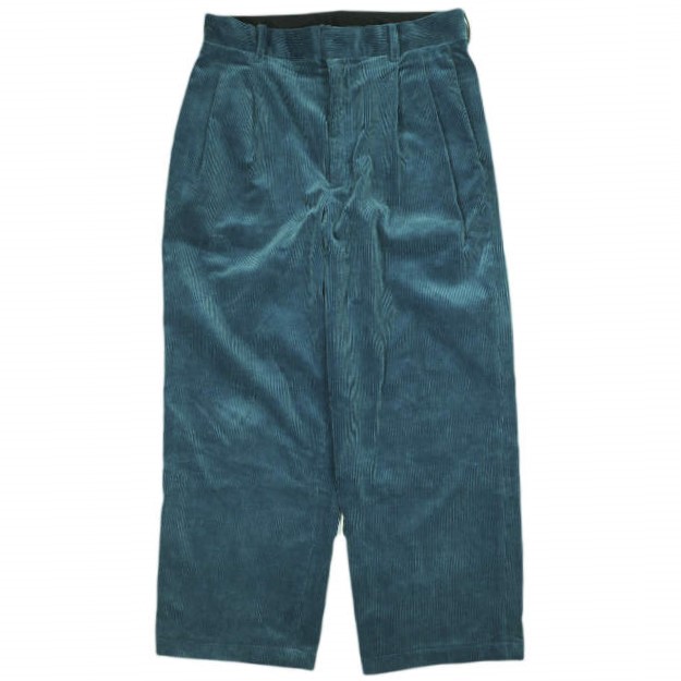 coupronde クープロンド 24AW 日本製 corduroy pants 2タックコーデュロイパンツ 50 blue ボトムス【中古】【coupronde】