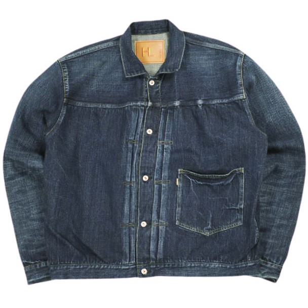 HERILL ヘリル 25AW 日本製 Islanddenim XX Jacket アイランドデニム 1st ジャケット 25-011-HL-8040-30 3 Indigo Vintage Worn Gジャン Tバック アウター【中古】【HERILL】