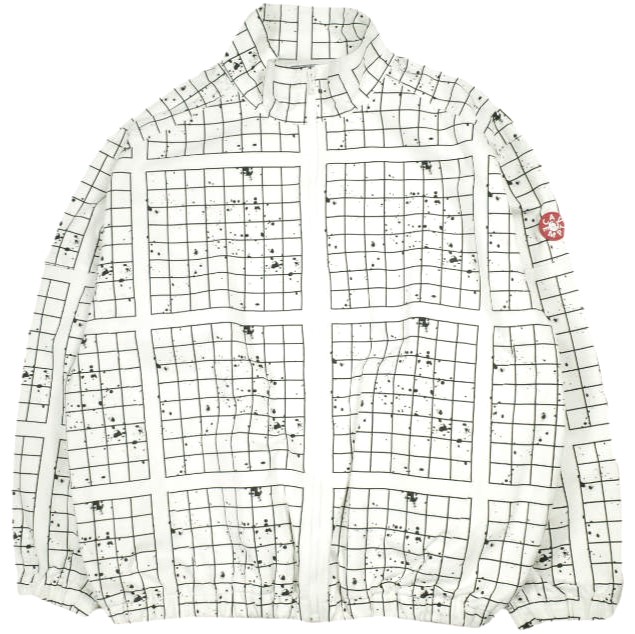 C.E シーイー 22SS 日本製 PANELED GRID ZIP JACKET パネルグリッドジップジャケット XL WHITE CAV EMPT アウター【中古】【C.E】