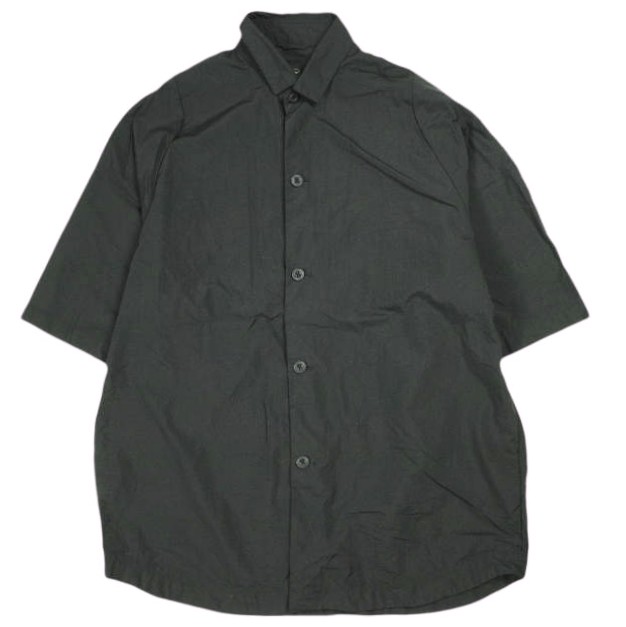 TEATORA テアトラ 日本製 CARTRIDGE SHIRT S/S PACKABLE カートリッジシャツ ショートスリーブ パッカブル TT-SHT-SS-P 3 BLACK 半袖 トップス【中古】【TEATORA】